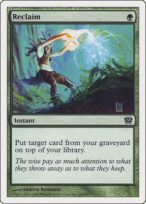 Reclaim card from 9th Edition