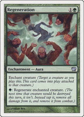 Regeneration card from 9th Edition