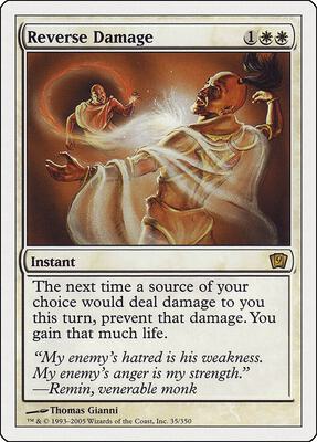 Reverse Damage card from 9th Edition