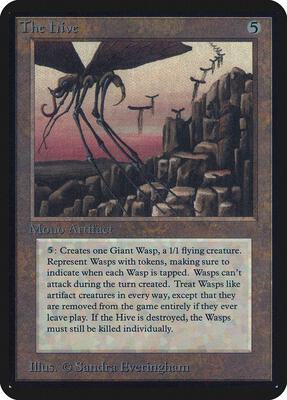 The Hive card from Alpha Edition