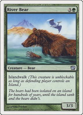 River Bear card from 9th Edition
