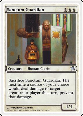 Sanctum Guardian card from 9th Edition