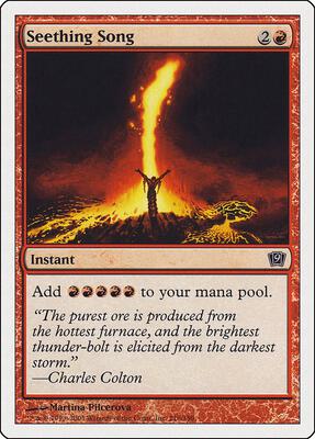 Seething Song card from 9th Edition