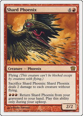 Shard Phoenix card from 9th Edition