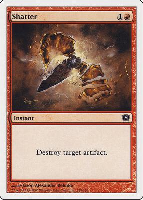 Shatter card from 9th Edition