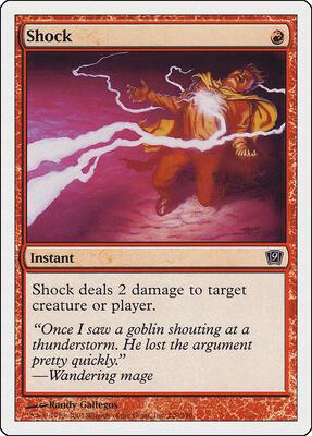 Shock card from 9th Edition