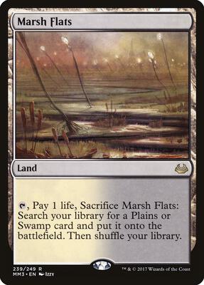 Marsh Flats card from Modern Masters 2017