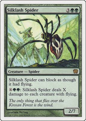 Silklash Spider card from 9th Edition