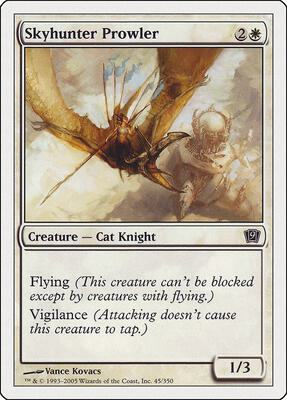 Skyhunter Prowler card from 9th Edition