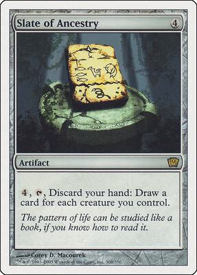 Slate of Ancestry card from 9th Edition