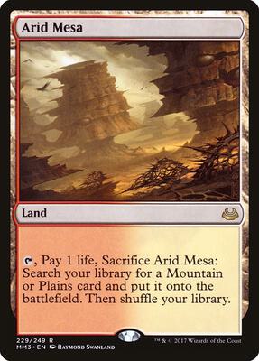 Arid Mesa card from Modern Masters 2017