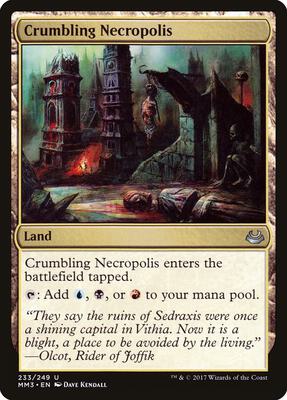 Crumbling Necropolis card from Modern Masters 2017