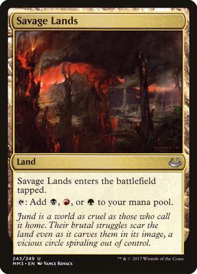 Savage Lands card from Modern Masters 2017