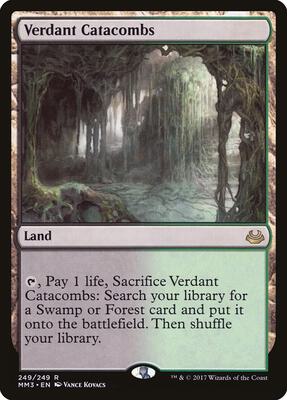 Verdant Catacombs card from Modern Masters 2017