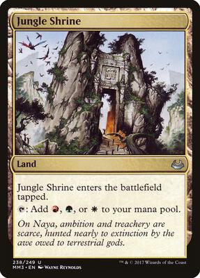 Jungle Shrine card from Modern Masters 2017