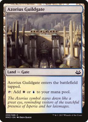 Azorius Guildgate card from Modern Masters 2017