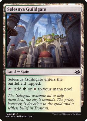 Selesnya Guildgate card from Modern Masters 2017