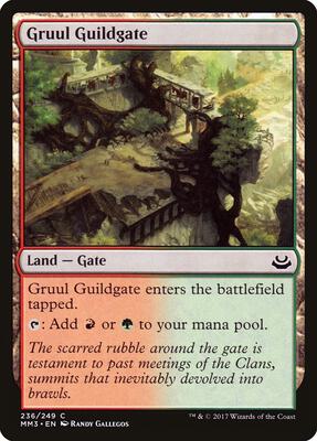 Gruul Guildgate card from Modern Masters 2017