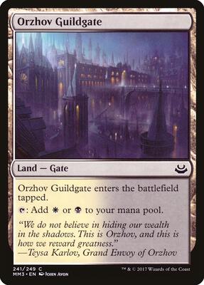 Orzhov Guildgate card from Modern Masters 2017