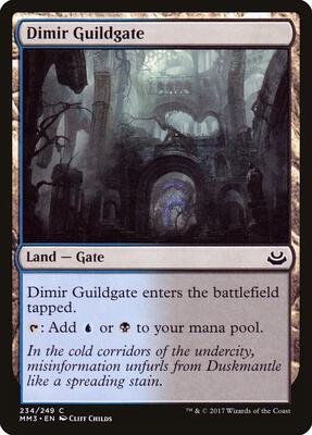 Dimir Guildgate card from Modern Masters 2017