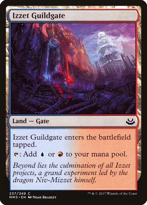 Izzet Guildgate card from Modern Masters 2017