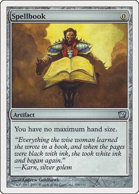 Spellbook card from 9th Edition