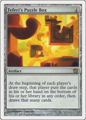 Teferi's Puzzle Box card from 9th Edition