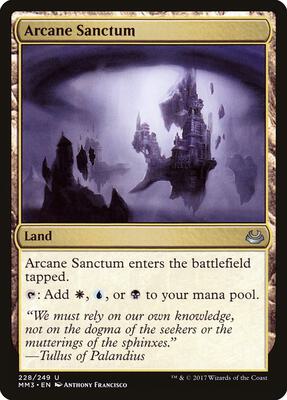 Arcane Sanctum card from Modern Masters 2017