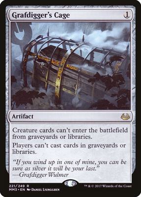 Grafdigger's Cage card from Modern Masters 2017