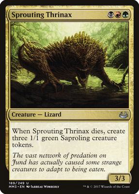 Sprouting Thrinax card from Modern Masters 2017