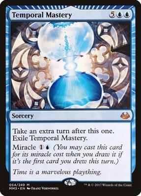 Temporal Mastery card from Modern Masters 2017