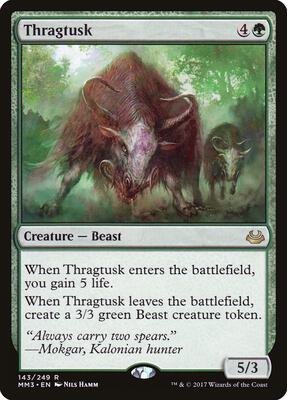 Thragtusk card from Modern Masters 2017
