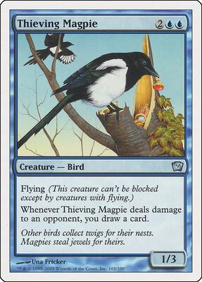 Thieving Magpie card from 9th Edition