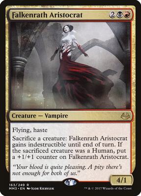 Falkenrath Aristocrat card from Modern Masters 2017
