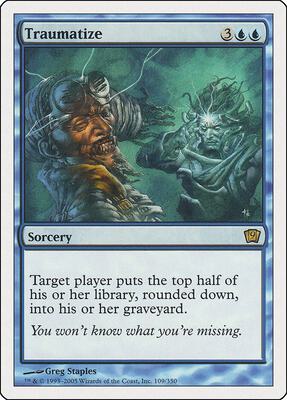 Traumatize card from 9th Edition