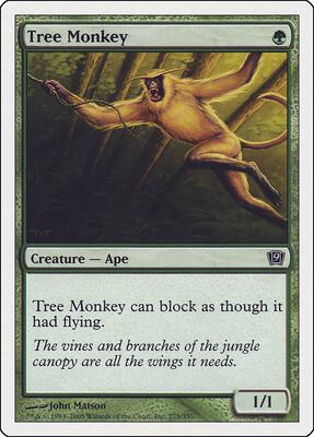 Tree Monkey card from 9th Edition