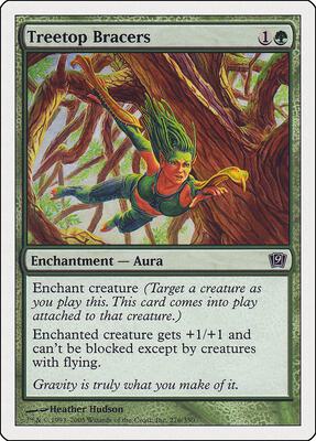 Treetop Bracers card from 9th Edition