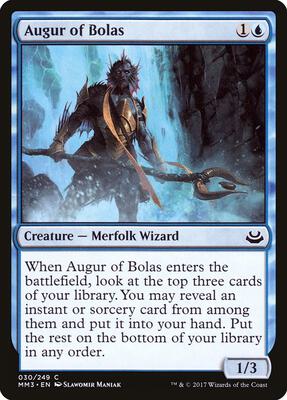 Augur of Bolas card from Modern Masters 2017