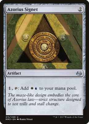Azorius Signet card from Modern Masters 2017