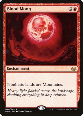 Blood Moon card from Modern Masters 2017