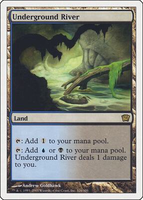 Underground River card from 9th Edition