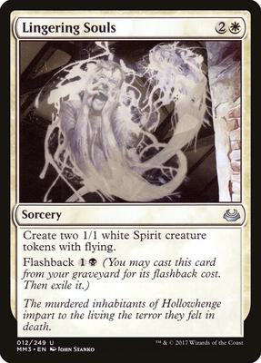 Lingering Souls card from Modern Masters 2017
