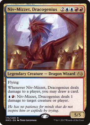 Niv-Mizzet, Dracogenius card from Modern Masters 2017