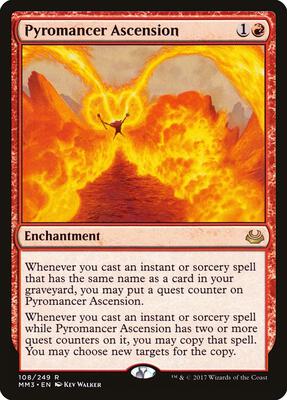 Pyromancer Ascension card from Modern Masters 2017
