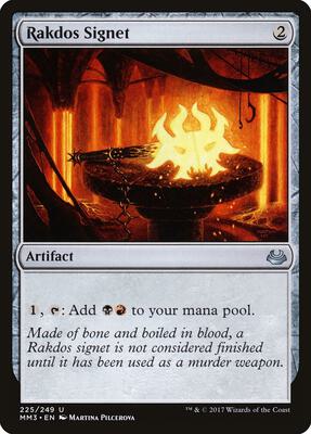Rakdos Signet card from Modern Masters 2017