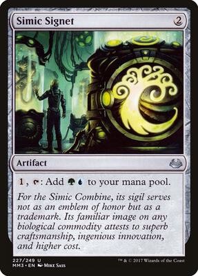 Simic Signet card from Modern Masters 2017