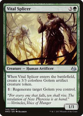 Vital Splicer card from Modern Masters 2017