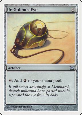 Ur-Golem's Eye card from 9th Edition