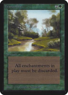 Tranquility card from Alpha Edition