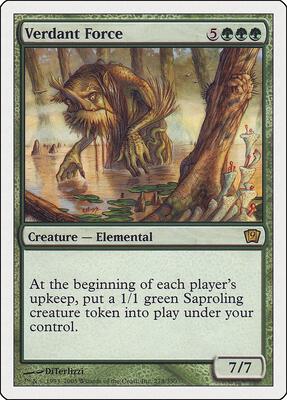 Verdant Force card from 9th Edition